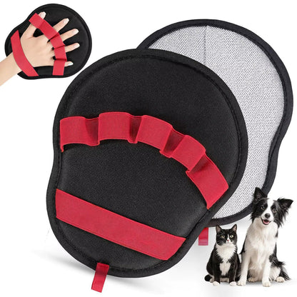 Custom Logo Upgraded Five Finger Pet Hair Removal Mitt Reusable Fur Lint Cleaner for Sofa Couch Car Pet Dog Cat Hair